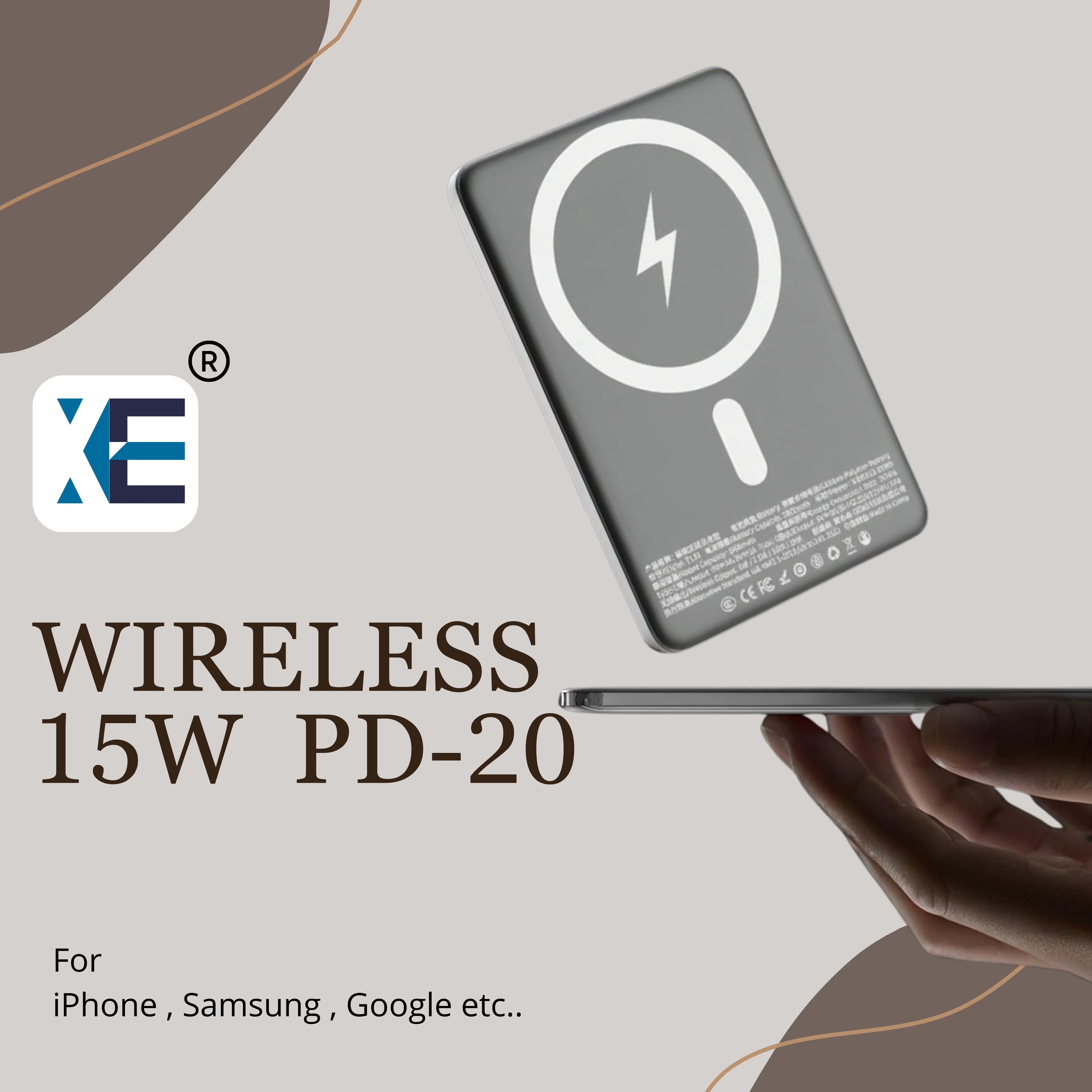 XE WC - Wireless Magnetic Charger 5,000 mAh