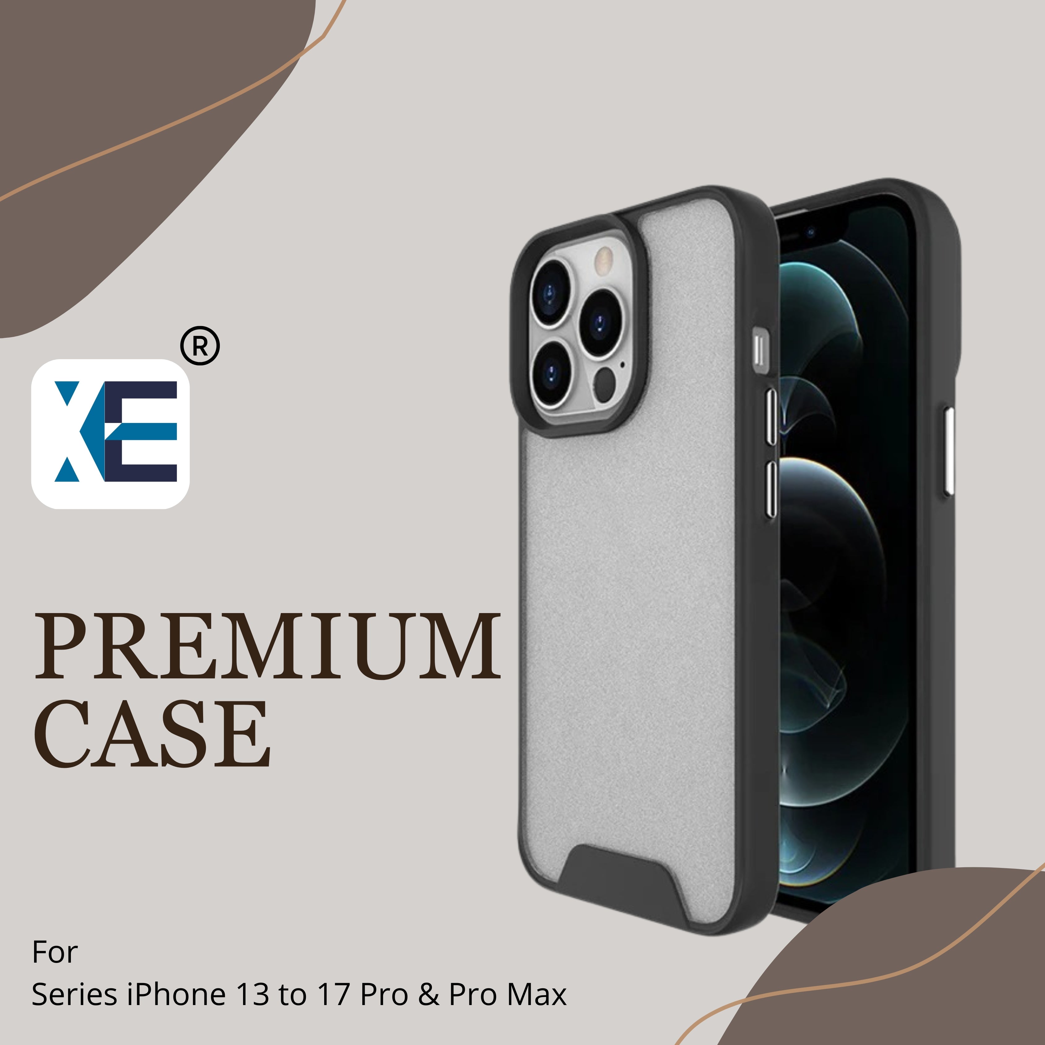 XE iPhone case TPU PC for Series 13 to 17