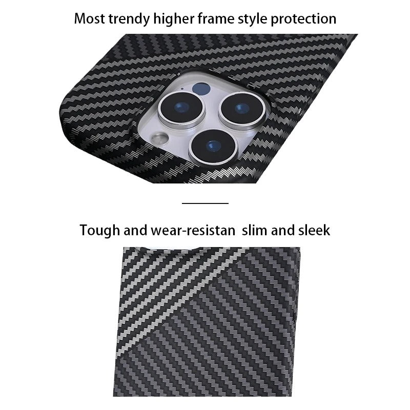 XE Carbon Fiber Premium High Quality Case For iPhone Series