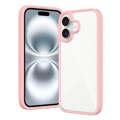 iPhone 16 & 16 Plus Clear Case PTU PC Hard Protective Case