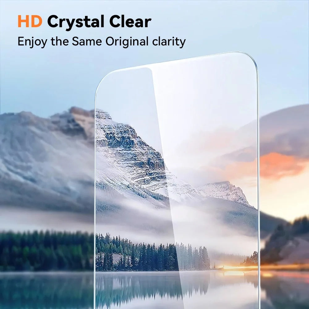 iPhone Series 14,15,16&17 clear screen protector with self application Kit