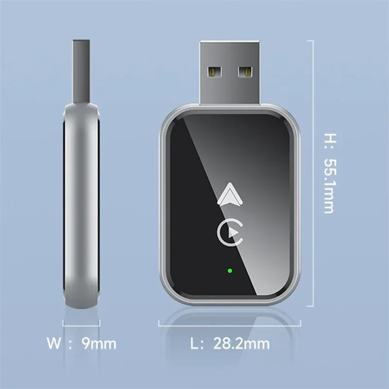 Wireless CarPlay USB Adapter Dongle - Effortless IOS Mirroring For Cars