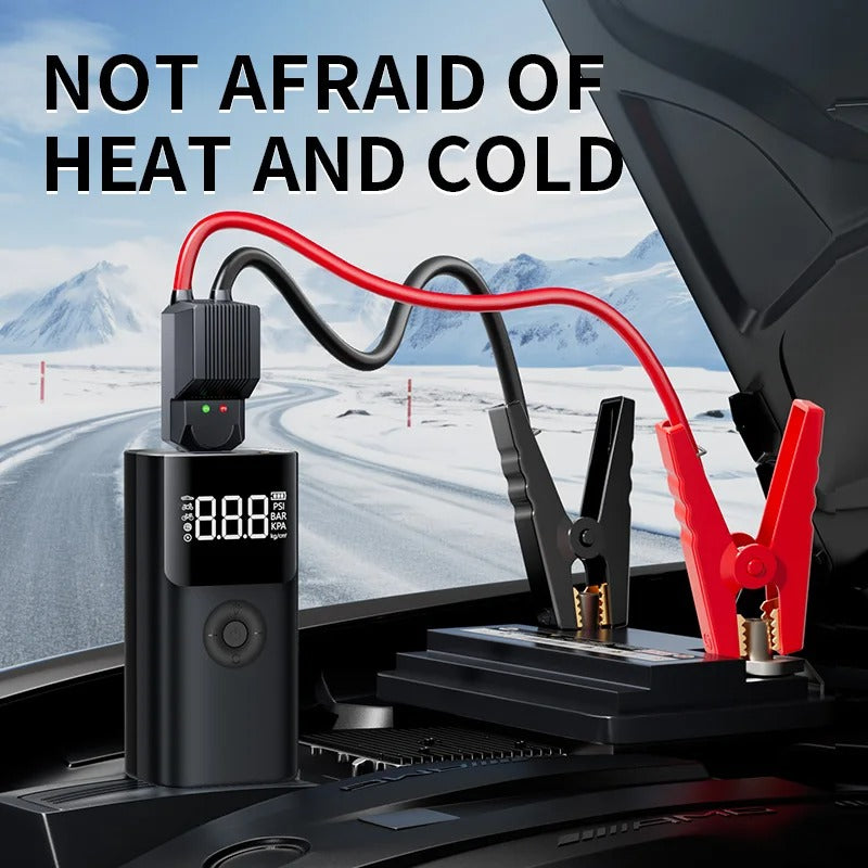 XE - Air Pump Jump Starter Booster 16000mah Power Bank Lithium Battery 4 in 1 Car Jump Starter